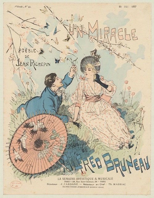 Un miracle, poésie de Jean Richepin