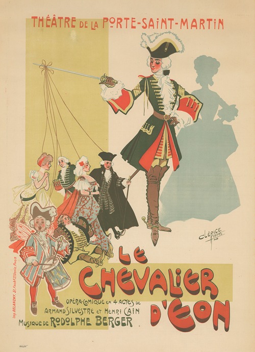 Théâtre de la Porte St Martin. Le Chevalier d’ Eon