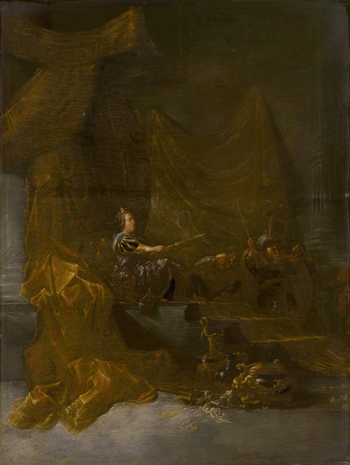 The Queen of Sheba before Solomon