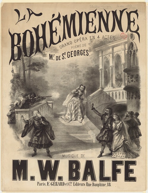 La Bohémienne. Grand opéra en 4 actes