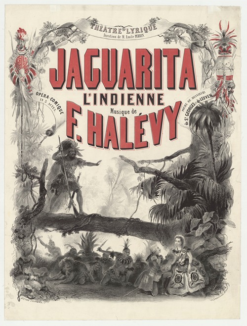 Théatre Lyrique. Direction de M. Emile Perrin. Jaguarita l’indienne