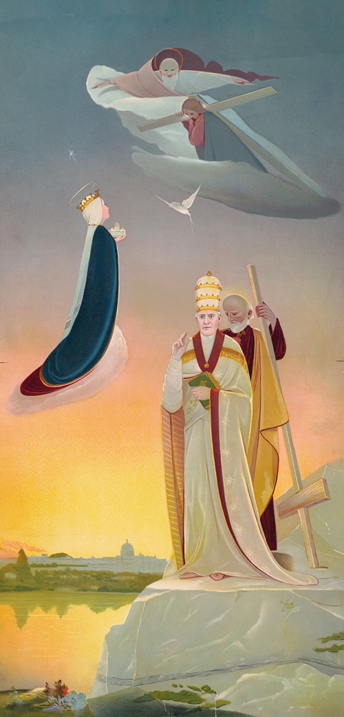 The pope and religious figures