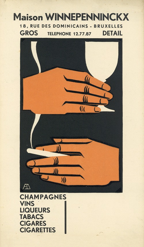 Calendar for Maison Winnepenninckx