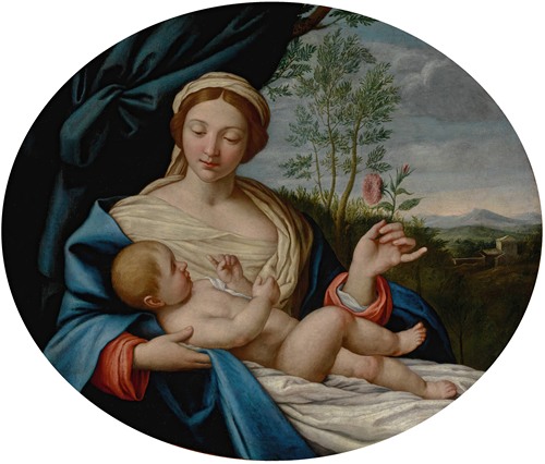 Madonna and Child with the rose
