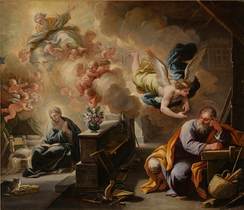 The Sacrifice Of Manoah by Luca Giordano - Artvee