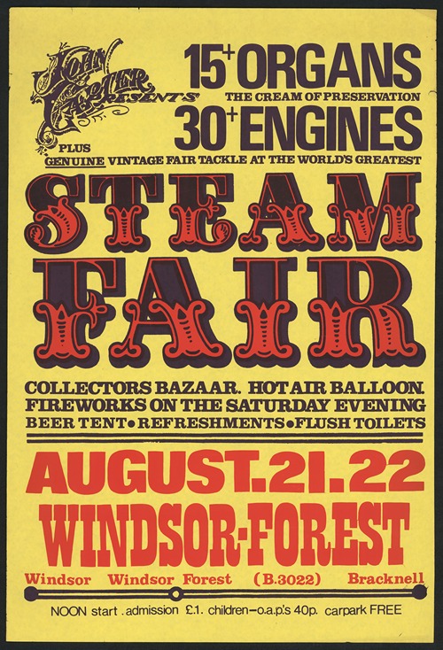 Steam Fair – august 21-22 Windsor-Forest