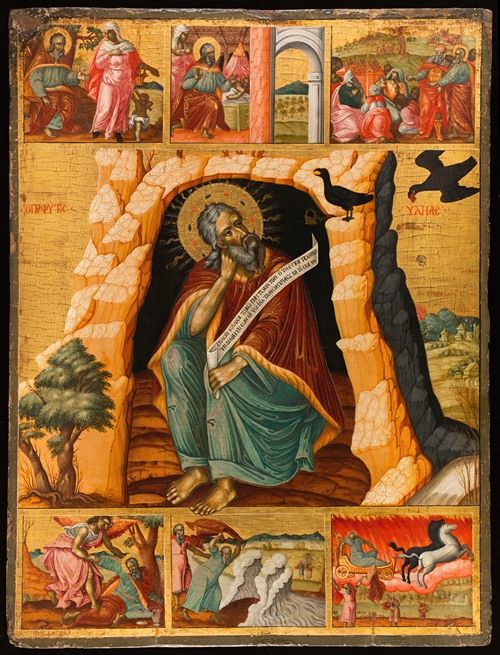 Scenes from the life of the prophet Elijah