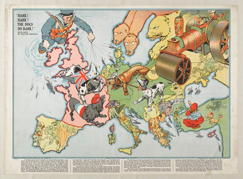 ‘Hark ! Hark ! The dogs do bark !’ ( Écoutez, écoutez bien les chiens aboyer ! )