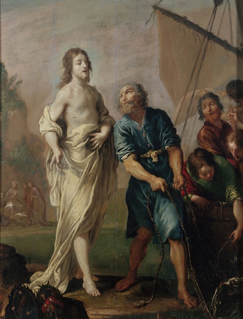 La Pêche miraculeuse ou la Vocation de saint Pierre. ‘Petit may’ de Notre-Dame