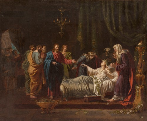 Jésus ressuscitant la fille de Jaïre