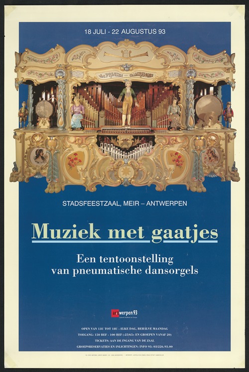 Muziek met gaatjes; een tentoonstelling van pneumatische dansorgels