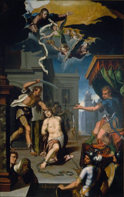 The Martyrdom of Saint Pontianus by Baltasar de Echave Orio - Artvee