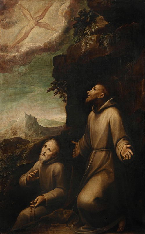Saint Francis receives the Stigmata