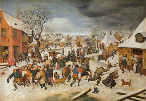 Winter Landscape with a Bird Trap (1565) by Pieter Bruegel – Artchive