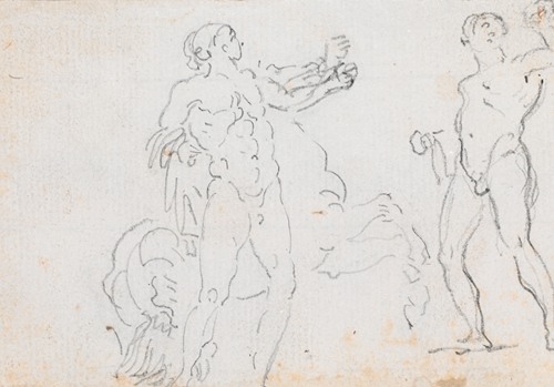 Two Studies of the Statue of Alexander and Bucephalus (verso)
