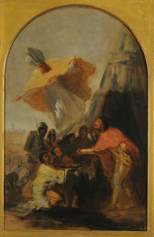 Aparición de San Isidoro al Rey Fernando el Santo ante los muros de Sevilla