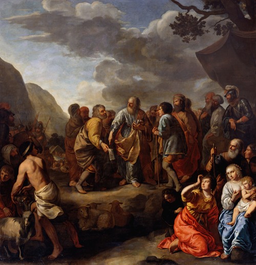 Jethro advising Moses