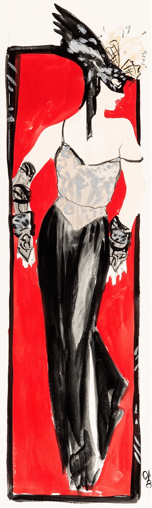 Dita Von Teese: The Night They Invented Champagne, poster study by Olivia  De Berardinis - Artvee