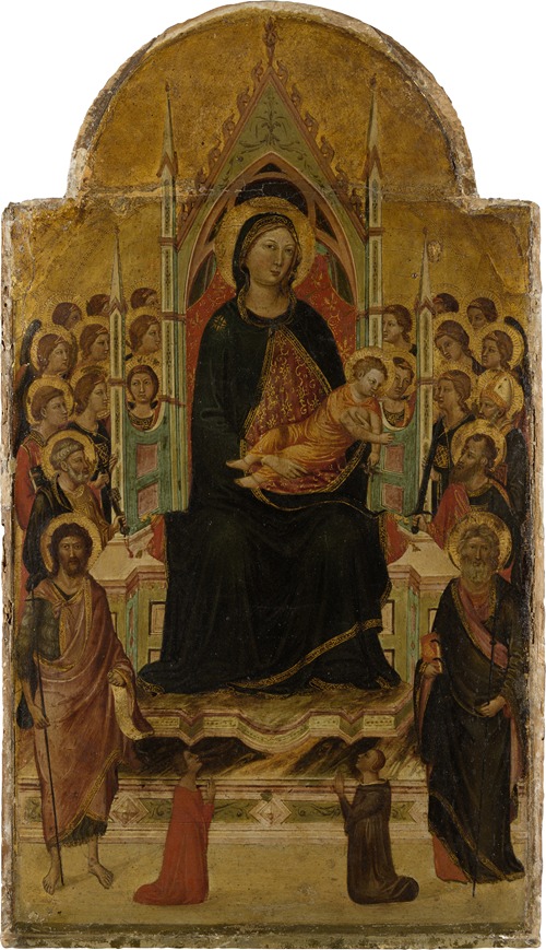 Madonna and Child Enthroned with Angels, Saints and Donors