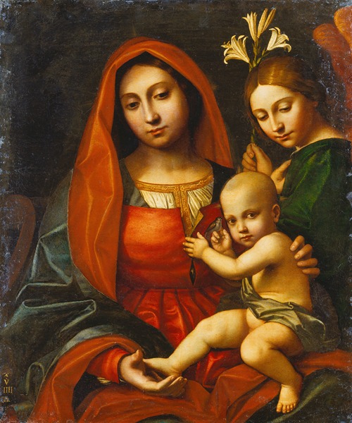 Madonna and Child with an Angel