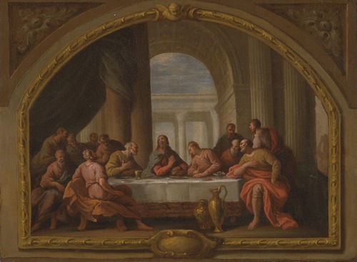 Sketch for ‘The Last Supper,’ St. Mary’s, Weymouth