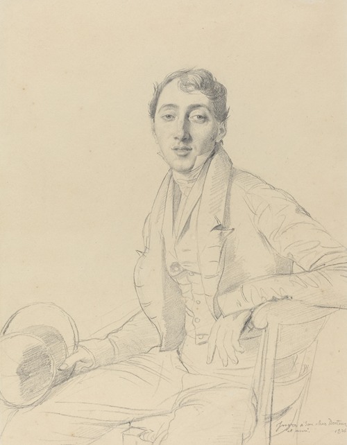 Jacques-Louis Leblanc (1774–1846) by Jean Auguste Dominique Ingres