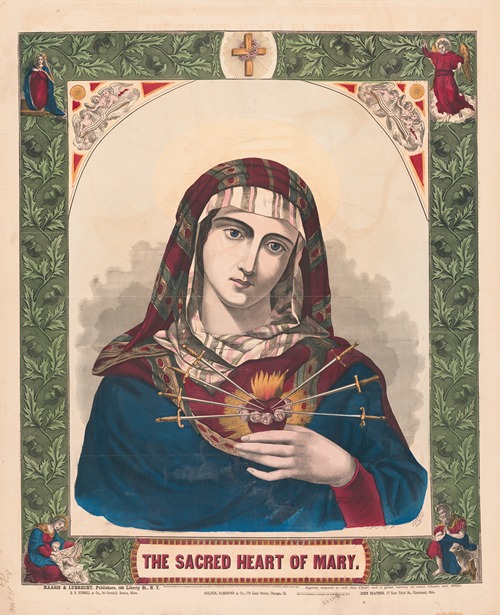 The sacred heart of Mary