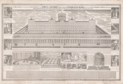 A beautiful and accurate elevation of the temple of Solomon
