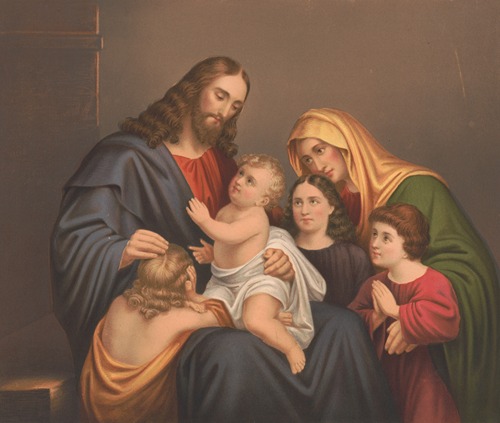 Christ blessing little children