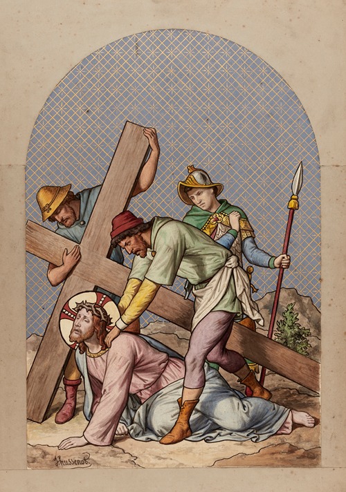 Jesus falls for the third time