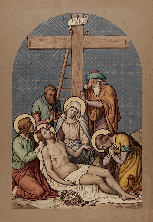Jesus is taken down from the Cross