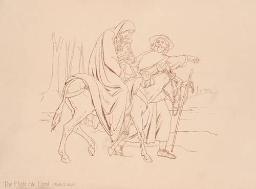 The flight into Egypt (Matth. II;14.15)