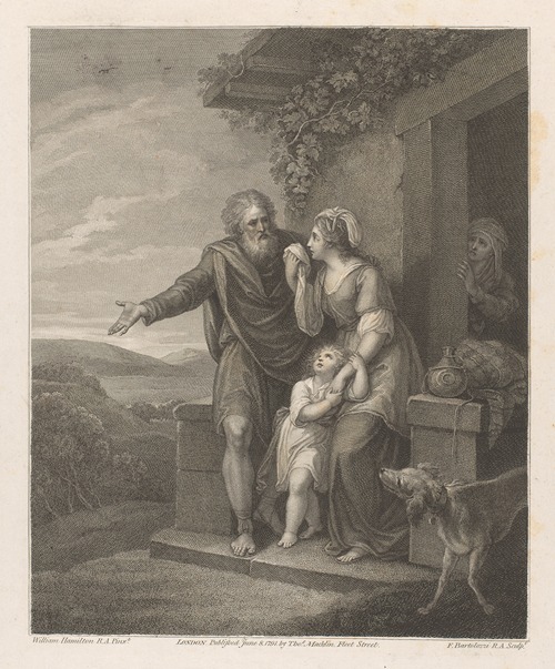 Palamon and Arcite by William Hamilton - Artvee