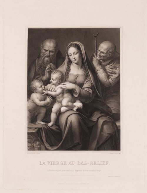 La vierge au bas-relief