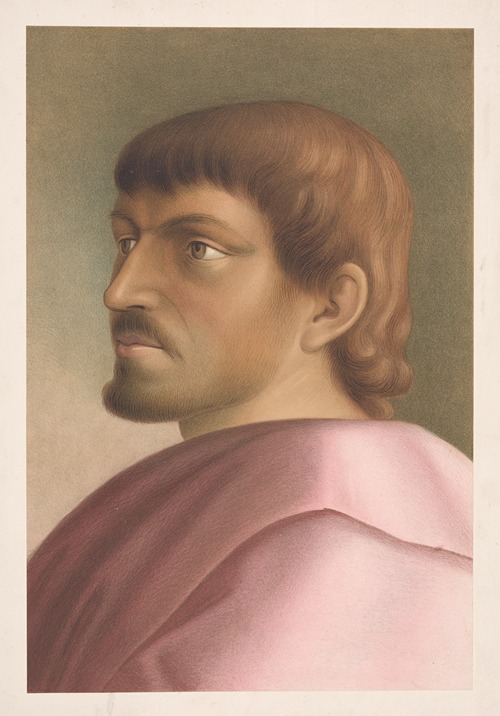 Two heads from the fresco of the Tribute Money