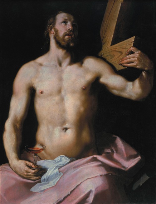 Christ with the cross and the chalice
