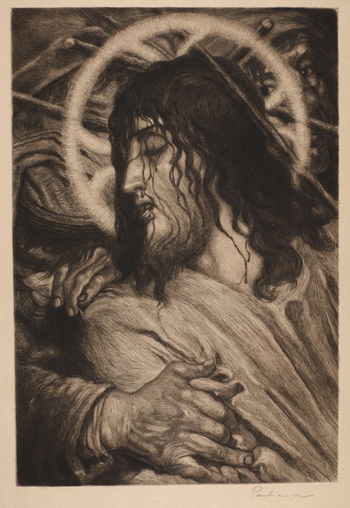 Christ according to the painting by Wojciech Piechowski