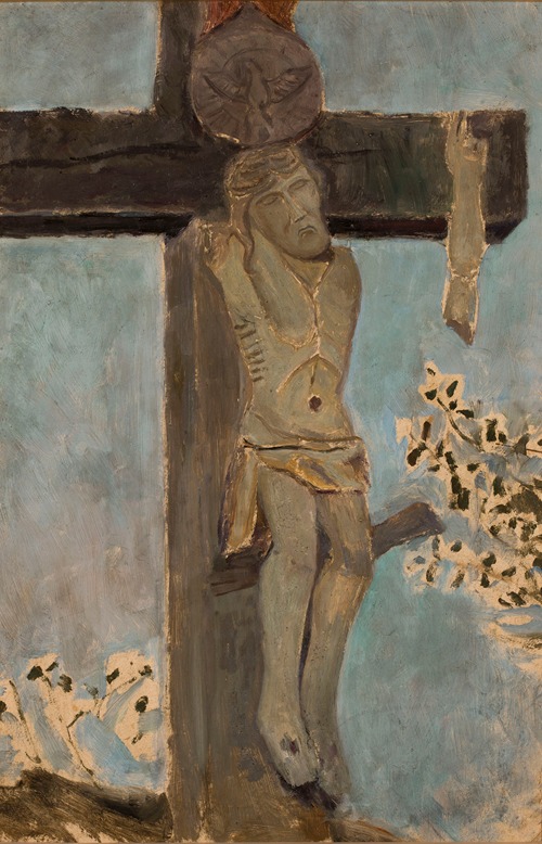 Christ on the Cross without hands