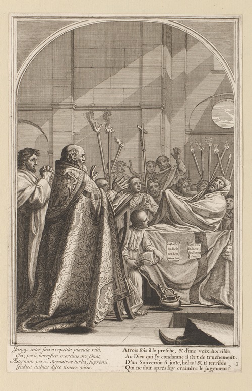 Raymond Diocrès announces his damnation