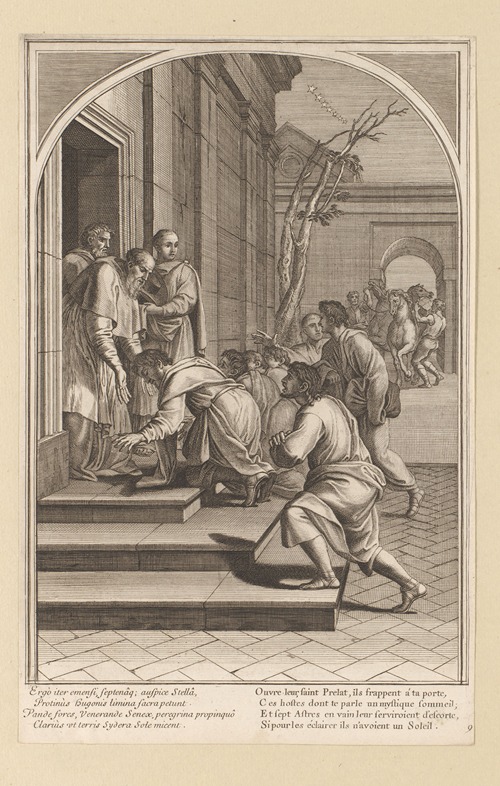 Arrival of Saint Bruno and his followers in Grenoble