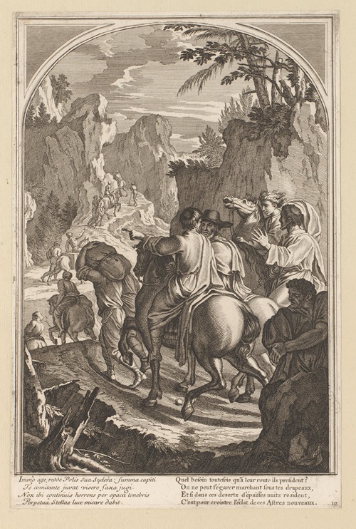 Journey of Saint Bruno and his companions to la Chartreuse