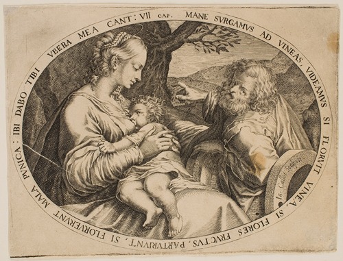 The Holy Family Resting