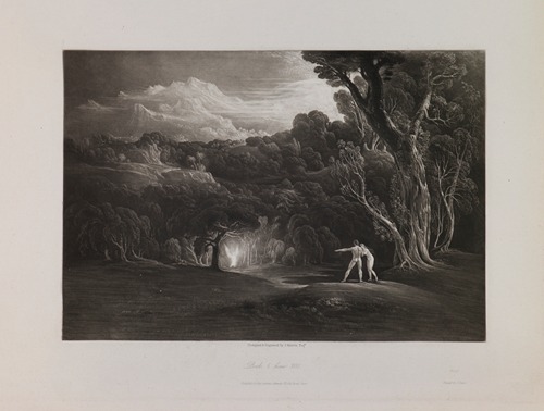 Paradise-with the Approach of the Archangel Raphael (Book 5, Line 308)
