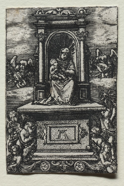 The Beautiful Virgin of Ratisbon on an Altar