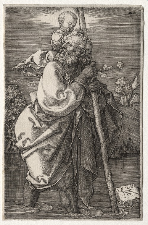 St. Christopher, Facing to the Left