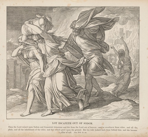 Lot escapeth out of Sodom