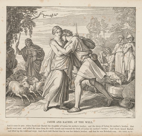 Jacob and Rachel at the well