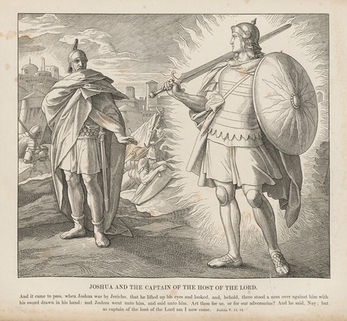 Joshua and the captain of the host of the Lord