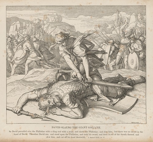 David slaying Goliath