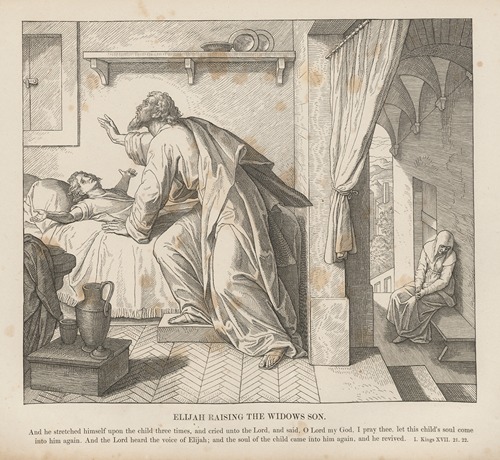 Elijah raising the widows son